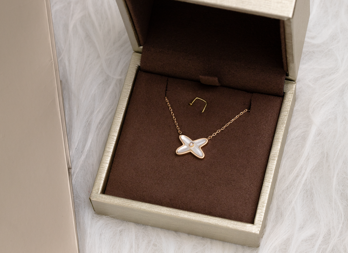 [Kincade Jewelrys]JEUX DE NECKLACE 1 DIAMOND