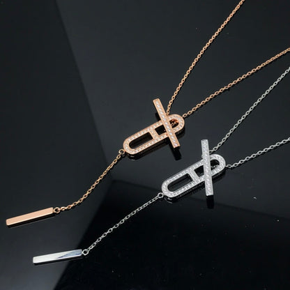 [Kincade Jewelrys]HM NECKLACE PLATINUM ROSE GOLD DIAMOND