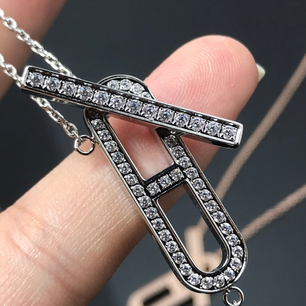 [Kincade Jewelrys]HM NECKLACE PLATINUM ROSE GOLD DIAMOND