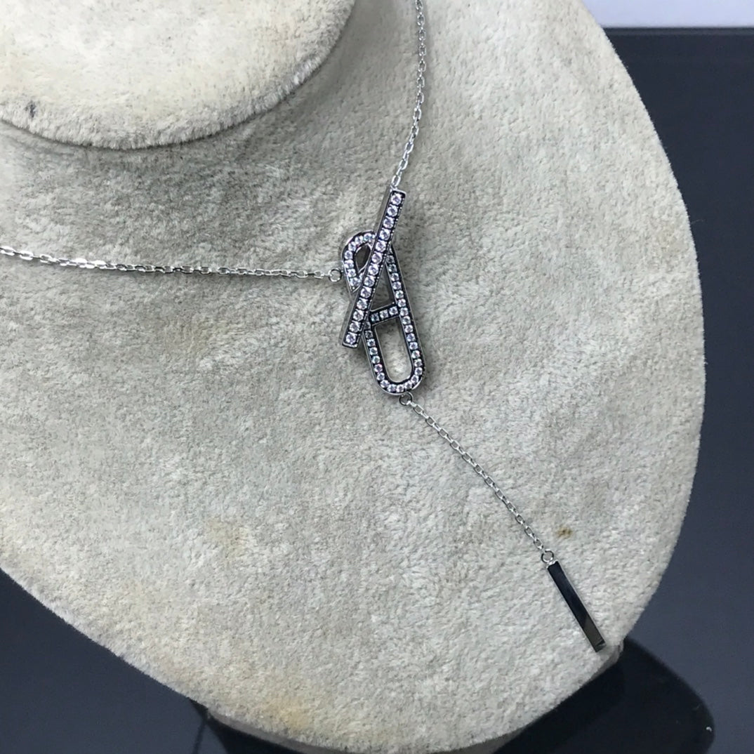 [Kincade Jewelrys]HM NECKLACE PLATINUM ROSE GOLD DIAMOND