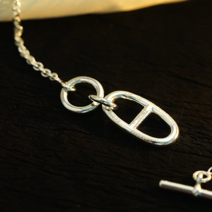 [Kincade Jewelrys]HM CHAINE D'ANCRE PENDANT NECKLACE STERLING SILVER