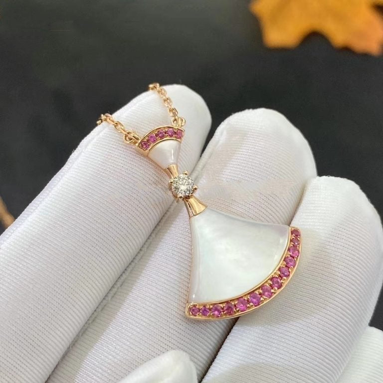 [Kincade Jewelrys]DREAM NECKLACE MOP PINK DIAMOND