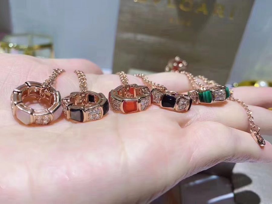 [Kincade Jewelrys]SERPENTI PEDANT DIAMOND NECKLACE