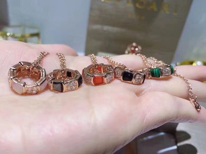 [Kincade Jewelrys]SERPENTI PEDANT DIAMOND NECKLACE