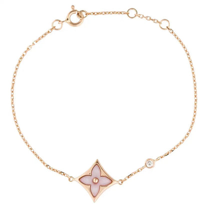 [Kincade Jewelrys]STAR 1 DIAMOND PINK GOLD BRACELET