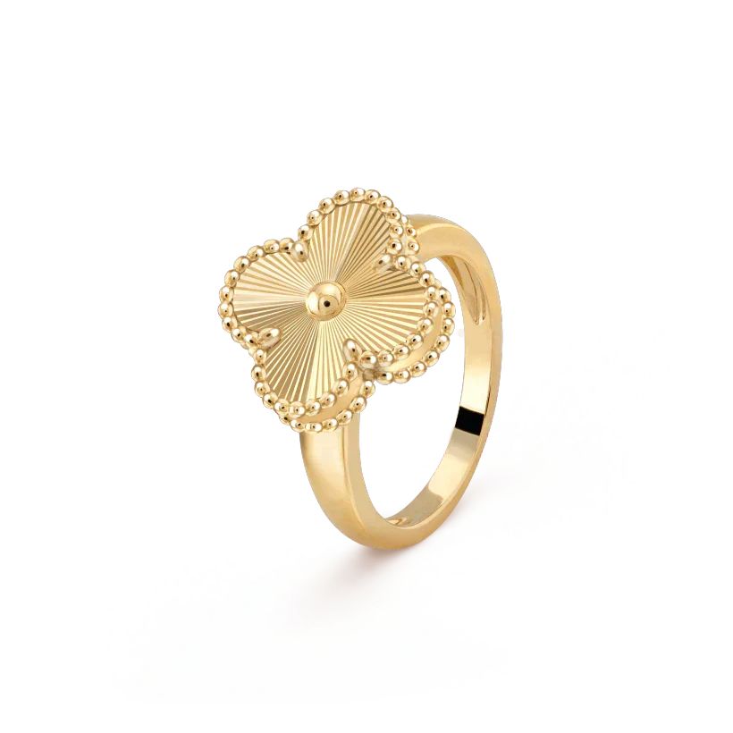[Kincade Jewelrys]CLOVER GOLD RING