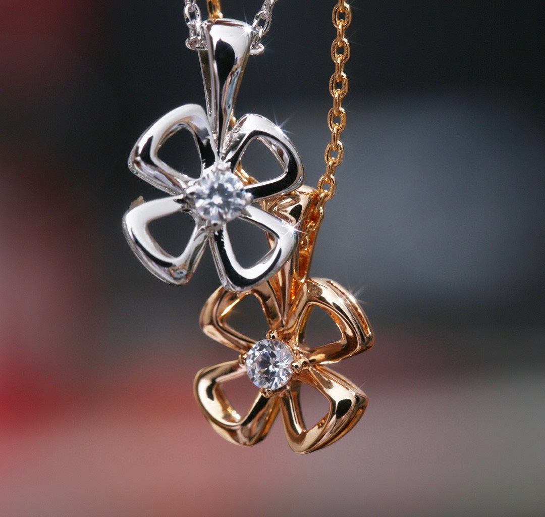 [Kincade Jewelrys]FIOREVER NECKLACE DIAMOND CENTER